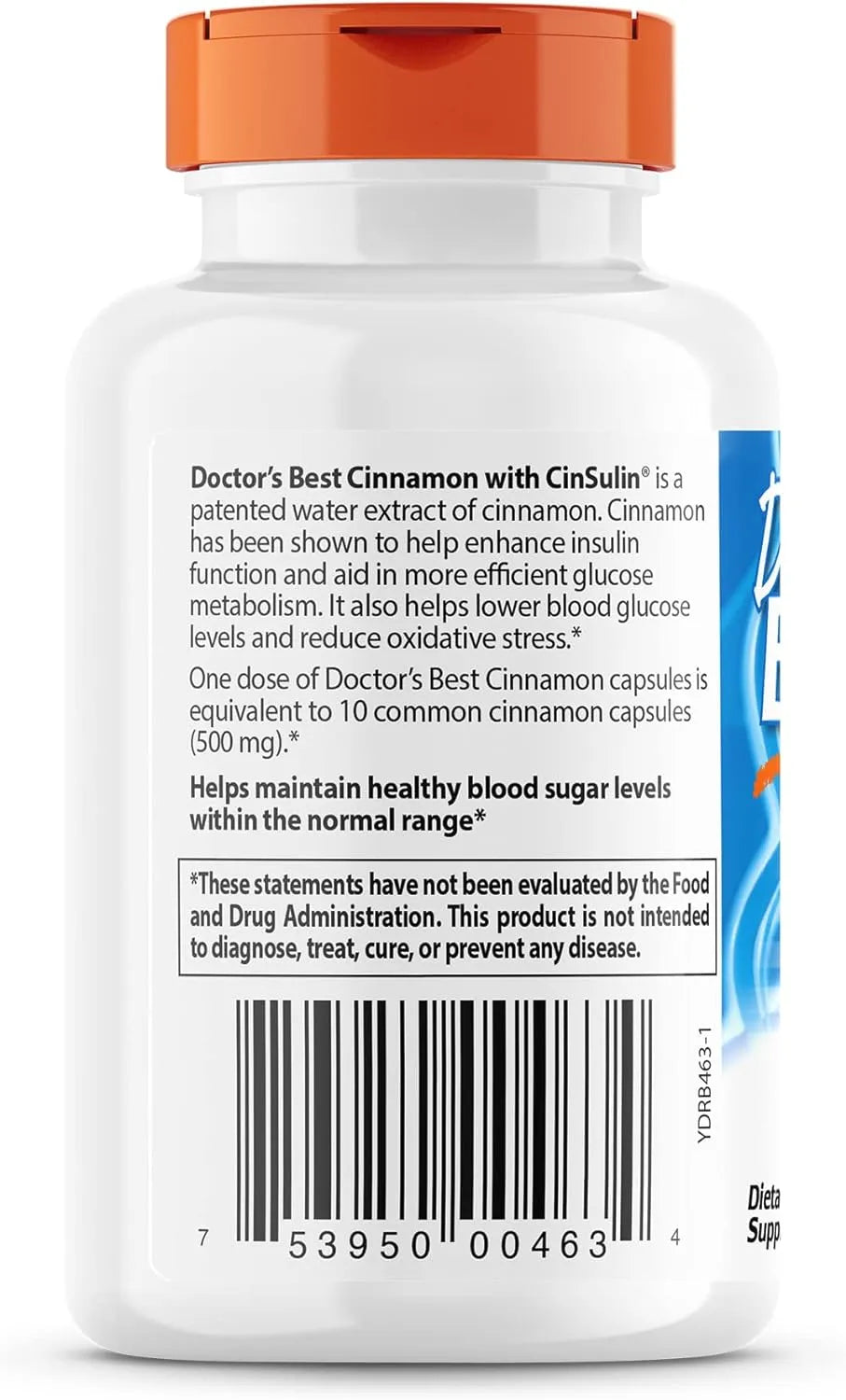 DOCTOR'S BEST - Doctor's Best Cinnamon Extract with Cinsulin 120 Capsulas - The Red Vitamin MX - Suplementos Alimenticios - {{ shop.shopifyCountryName }}