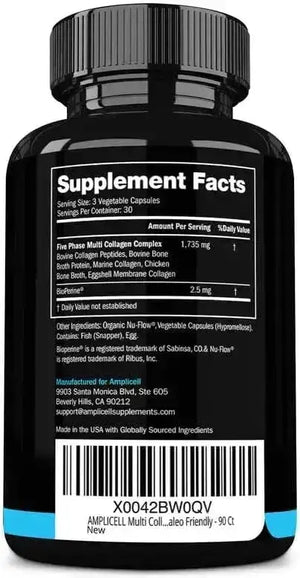 AMPLICELL - AMPLICELL Multi Collagen Peptides 90 Capsulas - The Red Vitamin MX - Suplementos Alimenticios - {{ shop.shopifyCountryName }}