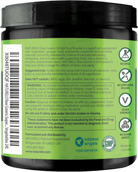 NATURELO - NATURELO Raw Greens Superfood Powder Mixed Berry 240Gr. - The Red Vitamin MX - Suplementos Alimenticios - {{ shop.shopifyCountryName }}