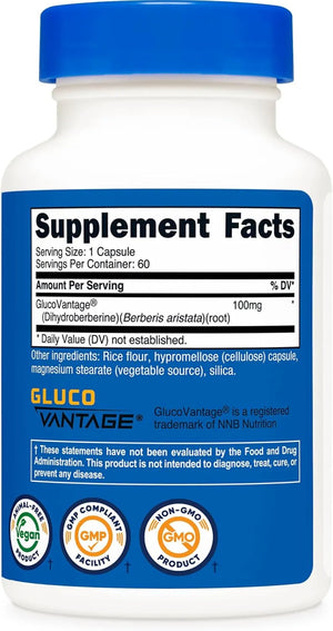 NUTRICOST - Nutricost Dihydroberberine 100Mg. 60 Capsulas - The Red Vitamin MX - Suplementos Alimenticios - {{ shop.shopifyCountryName }}