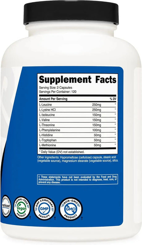 NUTRICOST - Nutricost EAA 1200Mg. 240 Capsulas - The Red Vitamin MX - Suplementos Alimenticios - {{ shop.shopifyCountryName }}