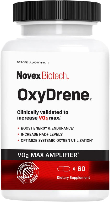 Novex Biotech Oxydrene NAD+ Enhancer 60 Capsulas - The Red Vitamin MX - Suplementos Alimenticios - NOVEX BIOTECH