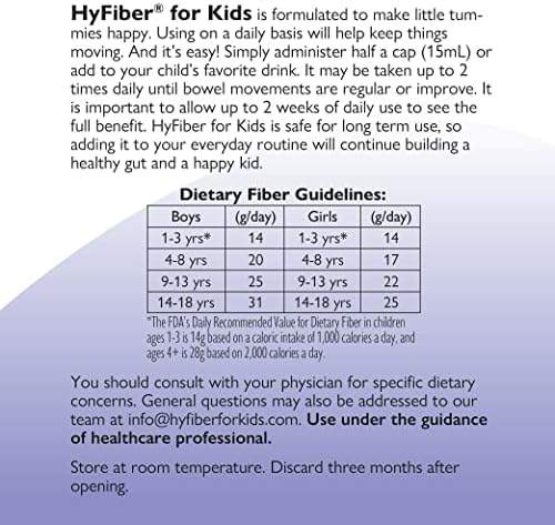 Medtrition HyFiber Liquid Fiber for Kids 32 Servicios 473Ml. 2 Pack