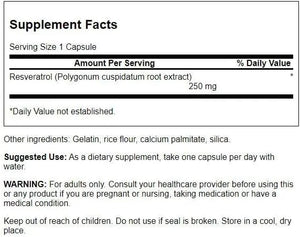 SWANSON - Swanson Ultra Resveratrol 250Mg. 30 Capsulas 2 Pack - The Red Vitamin MX - Suplementos Alimenticios - {{ shop.shopifyCountryName }}