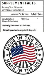 Biotech Nutritions Pure Corydalis 1000Mg. 120 Capsulas