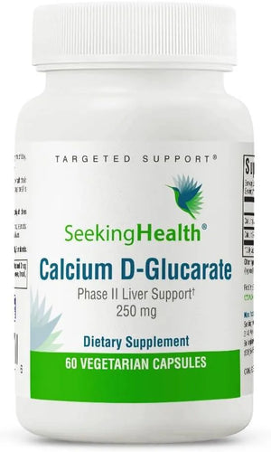 SEEKING HEALTH - Seeking Health Calcium D-Glucarate 250Mg. 60 Capsulas - The Red Vitamin MX - Suplementos Alimenticios - {{ shop.shopifyCountryName }}