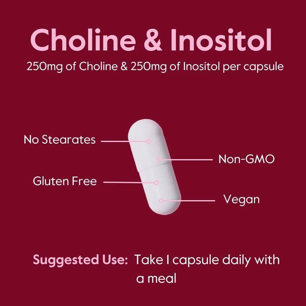 BESTVITE - BESTVITE Choline Inositol 500Mg. 120 Capsulas - The Red Vitamin MX - Suplementos Alimenticios - {{ shop.shopifyCountryName }}