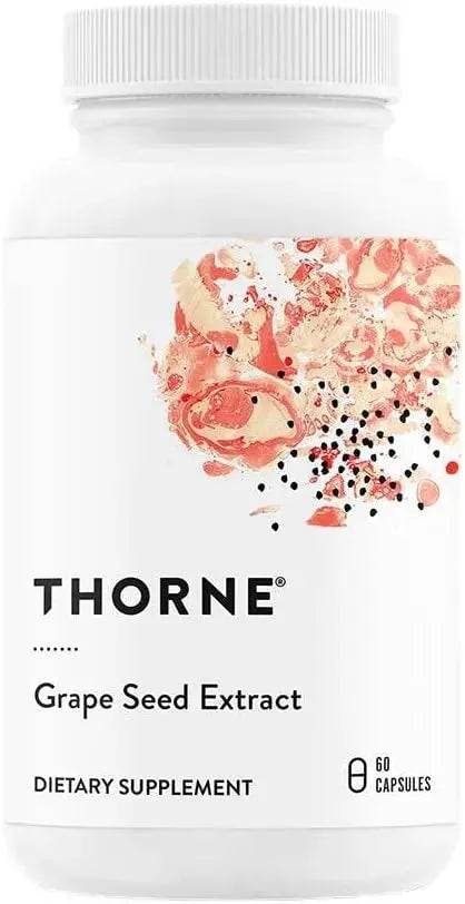 THORNE RESEARCH - THORNE Grape Seed Extract 60 Capsulas - The Red Vitamin MX - Suplementos Alimenticios - {{ shop.shopifyCountryName }}