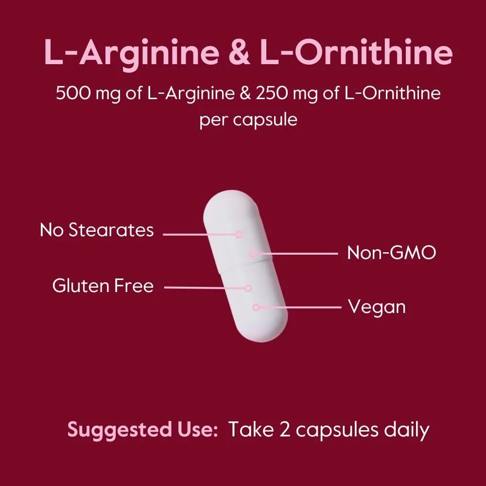 BESTVITE - BESTVITE L-Arginine L-Ornithine 500-250Mg. 120 Capsulas - The Red Vitamin MX - Suplementos Alimenticios - {{ shop.shopifyCountryName }}