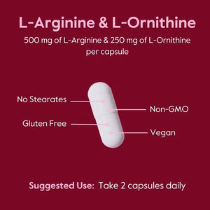 BESTVITE - BESTVITE L-Arginine L-Ornithine 500-250Mg. 120 Capsulas 2 Pack - The Red Vitamin MX - Suplementos Alimenticios - {{ shop.shopifyCountryName }}