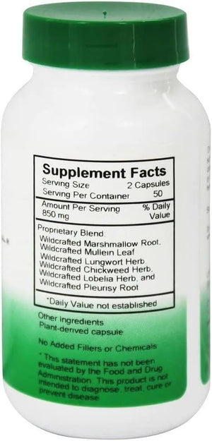 CHRISTOPHER´S - Dr. Christopher's Unisex Lung & Bronchial Formula 100 Capsulas - The Red Vitamin MX - Suplementos Alimenticios - {{ shop.shopifyCountryName }}