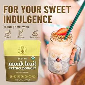 NATRISWEET - NatriSweet Organic Monk Fruit Extract 100Gr. - The Red Vitamin MX - Suplementos Alimenticios - {{ shop.shopifyCountryName }}