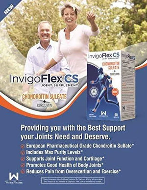 INVIGOFLEX - INVIGOFLEX CS Chondroitin Sulfate with Turmeric Curcumin 60 Tabletas - The Red Vitamin MX - Suplementos Alimenticios - {{ shop.shopifyCountryName }}