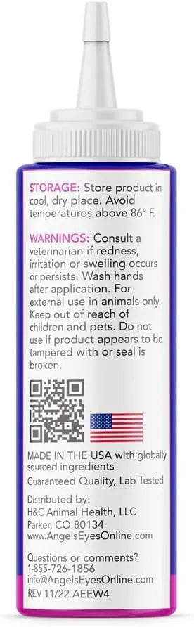ANGELS' EYES - ANGELS' EYES Multi-Purpose Sterile Eye Wash 4 Fl.Oz. - The Red Vitamin MX - Cuidado De Los Ojos De Los Perros - {{ shop.shopifyCountryName }}