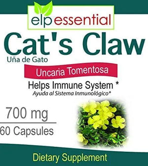 ELP ESSENTIAL - ELP ESSENTIAL Cat's Claw 700Mg. 60 Capsulas - The Red Vitamin MX - Suplementos Alimenticios - {{ shop.shopifyCountryName }}