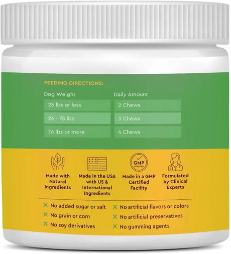 INFINITE PET - Infinite Pet Ultimate Hip and Joint Supplement for Dogs Peanut Butter 90 Masticables - The Red Vitamin MX - Cuidado De Cadera Y Articulaciones Para Perros - {{ shop.shopifyCountryName }}