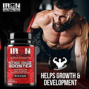 IRON BROTHERS - Iron Brothers Supplements Nitric Oxide Booster 120 Capsulas - The Red Vitamin MX - Suplementos Alimenticios - {{ shop.shopifyCountryName }}