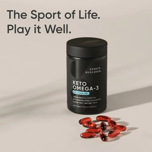 SPORTS RESEARCH - Sports Research Keto Omega Fish Oil 1400Mg. 120 Capsulas Blandas - The Red Vitamin MX - Suplementos Alimenticios - {{ shop.shopifyCountryName }}