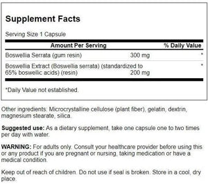 SWANSON - Swanson Boswellia Serrata 200Mg. 120 Capsulas 2 Pack - The Red Vitamin MX - Suplementos Alimenticios - {{ shop.shopifyCountryName }}