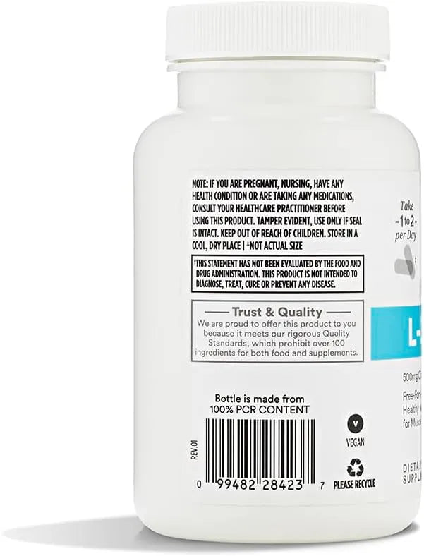 365 - 365 by Whole Foods Market Free-Form L-Carnitine 500Mg. 60 Tabletas 2 Pack - The Red Vitamin MX - Suplementos Alimenticios - {{ shop.shopifyCountryName }}