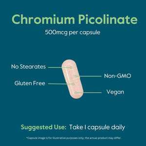 BESTVITE - BESTVITE Chromium Picolinate 500mcg 240 Capsulas - The Red Vitamin MX - Suplementos Alimenticios - {{ shop.shopifyCountryName }}