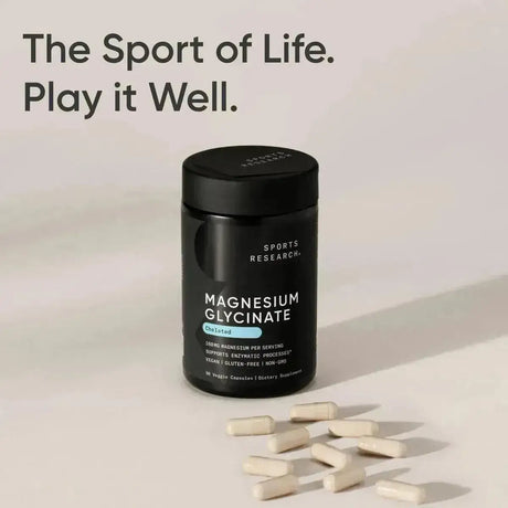 SPORTS RESEARCH - Sports Research Magnesium Glycinate 90 Capsulas - The Red Vitamin MX - Suplementos Alimenticios - {{ shop.shopifyCountryName }}