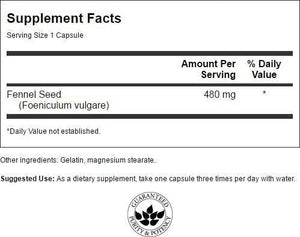 Swanson Fennel 480Mg. 100 Capsulas 2 Pack