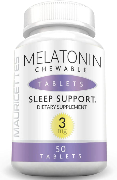 MAURICETTES - Mauricettes Natural Melatonin 3Mg. 50 Tabletas Masticables - The Red Vitamin MX - Suplementos Alimenticios - {{ shop.shopifyCountryName }}