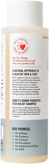 SKOUT'S HONOR - SKOUT'S HONOR Probiotic Itch Relief Shampoo for Pets 16 Fl.Oz. - The Red Vitamin MX - Remedios Para La Picazón De Perros - {{ shop.shopifyCountryName }}