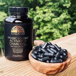 Schizandu Activated Coconut Charcoal 210 Capsulas