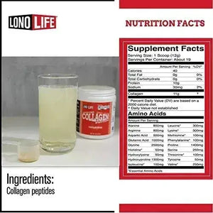 LONOLIFE - LonoLife Unflavored Collagen Peptides 227Gr. - The Red Vitamin MX - Suplementos Alimenticios - {{ shop.shopifyCountryName }}