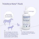 DECHRA - Dechra TrizULTRA+Keto Flush 12 Fl.Oz. - The Red Vitamin MX - Cuidado Del Oído De Perros - {{ shop.shopifyCountryName }}
