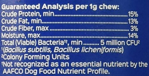 Vets Plus Probios for Dogs Soft Chews Small Breeds 60 Masticables