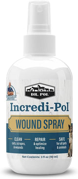 Dr. Pol Incredi-Pol Wound Spray for Dogs Cats Horses and All Animals 3 Fl.Oz.