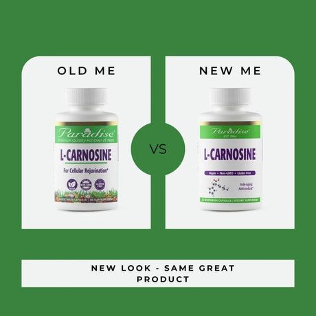 PARADISE HERBS - Paradise Herbs L-Carnosine 60 Capsulas - The Red Vitamin MX - Suplementos Alimenticios - {{ shop.shopifyCountryName }}