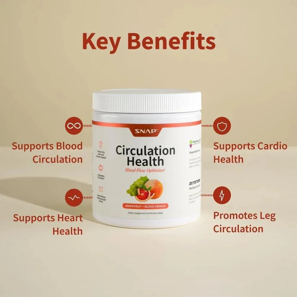 SNAP - Snap Supplements Circulation Health Powder 250Gr. - The Red Vitamin MX - Suplementos Alimenticios - {{ shop.shopifyCountryName }}