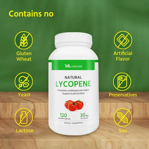 ML NATURALS - ML Naturals Natural Lycopene 30Mg. 120 Capsulas - The Red Vitamin MX - Suplementos Alimenticios - {{ shop.shopifyCountryName }}