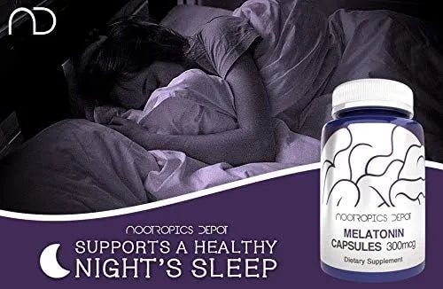 NOOTROPICS DEPOT - Nootropics Depot Melatonin 300mcg 120 Capsulas - The Red Vitamin MX - Suplementos Alimenticios - {{ shop.shopifyCountryName }}