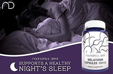 NOOTROPICS DEPOT - Nootropics Depot Melatonin 300mcg 120 Capsulas - The Red Vitamin MX - Suplementos Alimenticios - {{ shop.shopifyCountryName }}