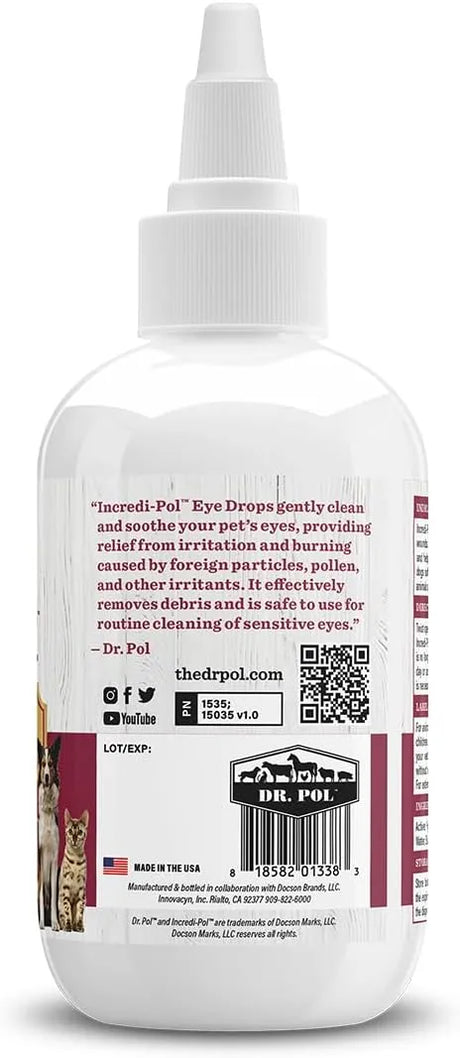 DR. POL - Dr. Pol Incredi-Pol Eye Drops for Dogs 3 Fl.Oz. - The Red Vitamin MX - Cuidado De Los Ojos De Los Perros - {{ shop.shopifyCountryName }}