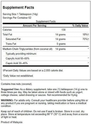 SWANSON - Swanson 100% Pure Mct Oil 946Ml. - The Red Vitamin MX - Suplementos Alimenticios - {{ shop.shopifyCountryName }}