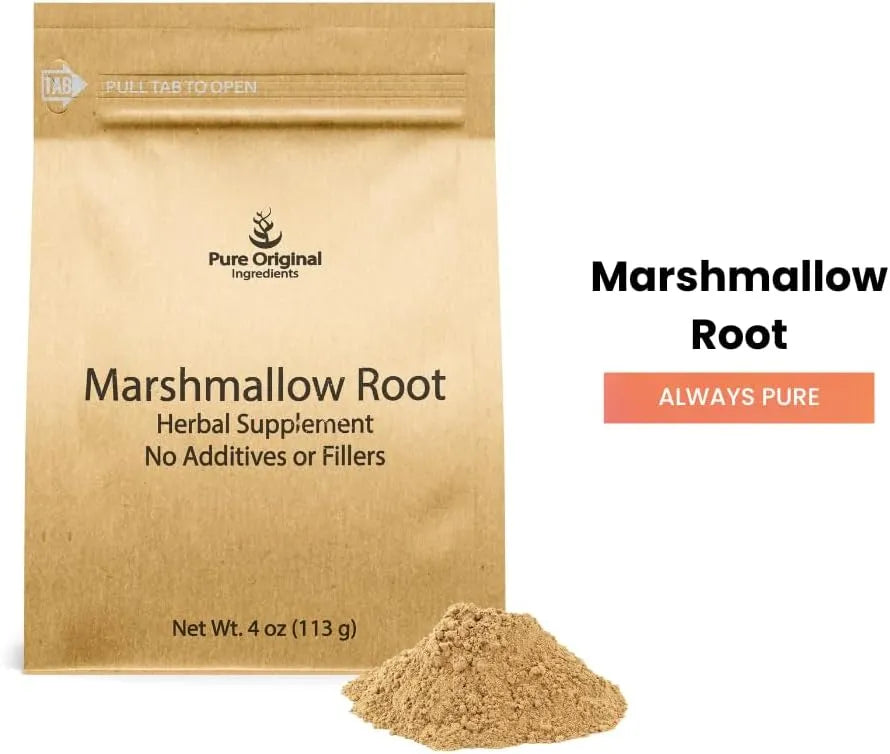 PURE ORIGINAL INGREDIENTS - Pure Original Ingredients Marshmallow Root Extract Powder 113Gr. - The Red Vitamin MX - Suplementos Alimenticios - {{ shop.shopifyCountryName }}