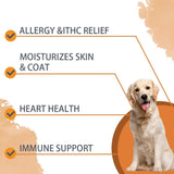Nutridog Skin & Coat Supplement for Dogs 120 Masticables