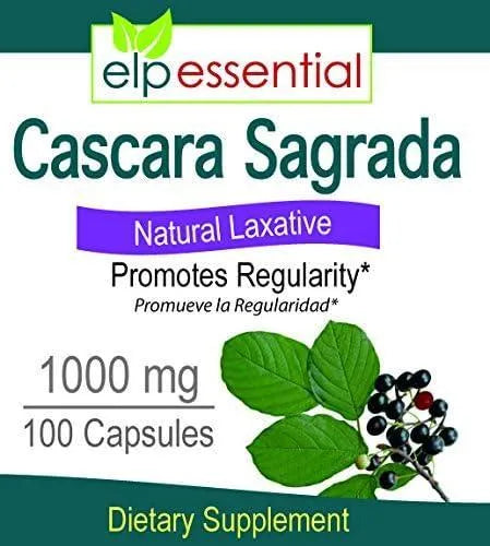 ELP ESSENTIAL - ELP ESSENTIAL Cascara Sagrada 1000Mg. 100 Capsulas - The Red Vitamin MX - Suplementos Alimenticios - {{ shop.shopifyCountryName }}