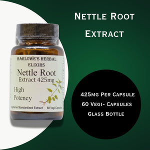 Barlowe's Herbal Elixirs Nettle Root Extract 425Mg. 60 Capsulas