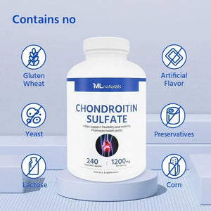 ML NATURALS - ML Naturals Chondroitin Sulfate 1200Mg. 240 Capsulas - The Red Vitamin MX - Suplementos Alimenticios - {{ shop.shopifyCountryName }}