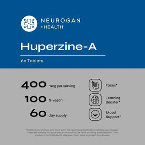 NEUROGAN HEALTH - Neurogan Huperzine A 400mcg 60 Tabletas - The Red Vitamin MX - Suplementos Alimenticios - {{ shop.shopifyCountryName }}