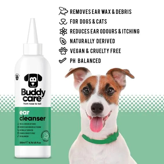 BUDDYCARE - Buddycare Dog Ear Cleanser Soothing Ear Cleaning Solution for Dogs 200Ml. - The Red Vitamin MX - Cuidado Del Oído De Perros - {{ shop.shopifyCountryName }}