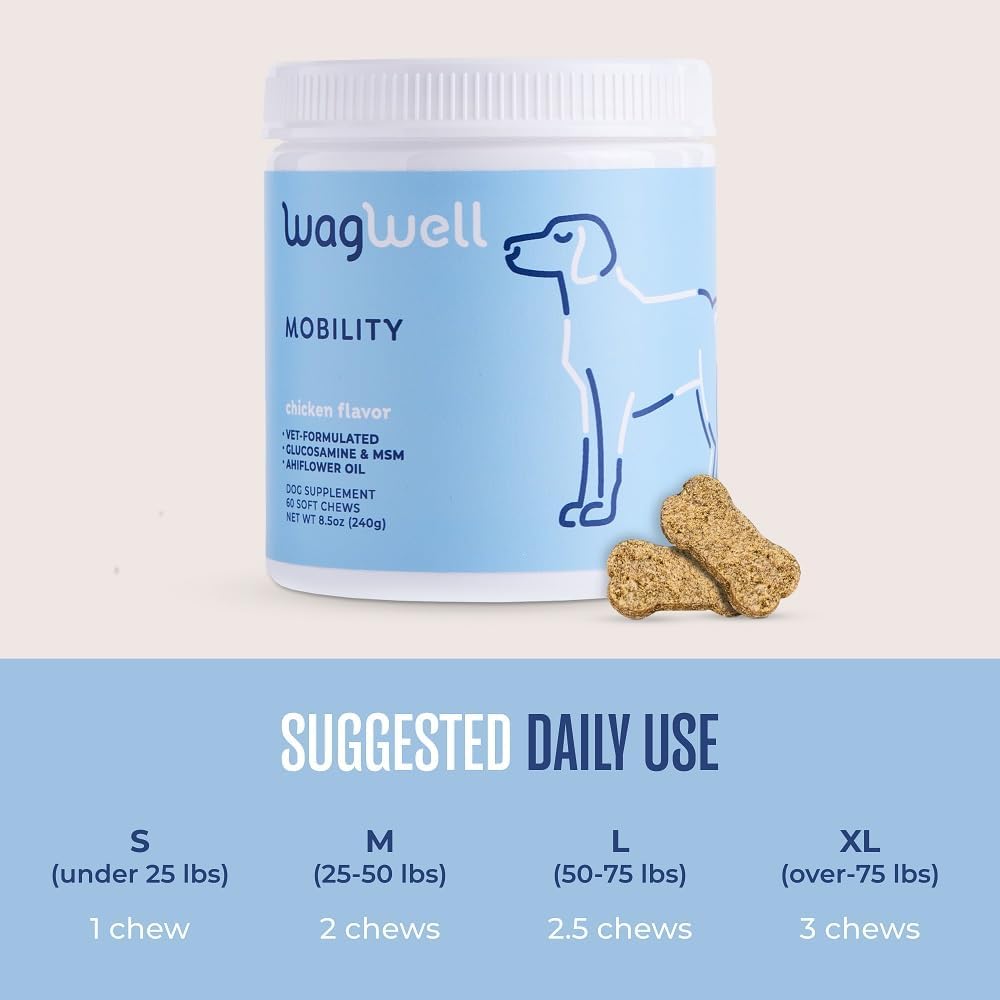 WagWell Mobility Chews 60 Masticables