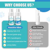 Pawsitive Vibes Medicated Instant Dog Anal Spray Kit